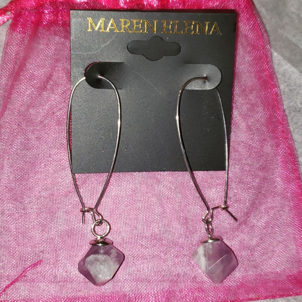 Subscription box dangle earrings